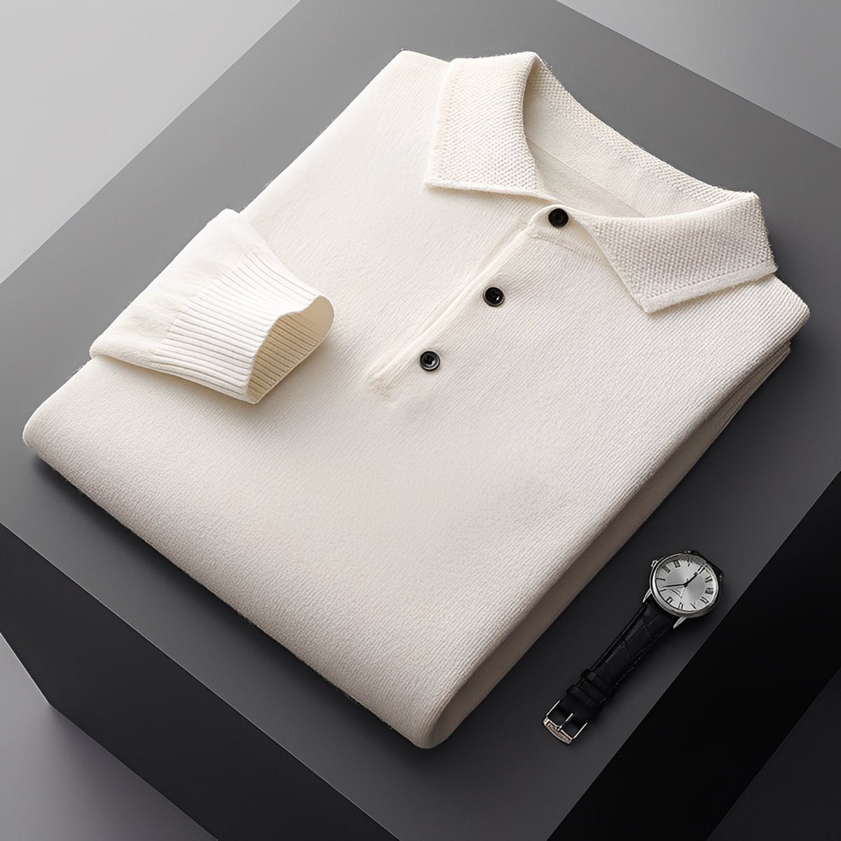 Romilly - Stylowy męski sweter polo