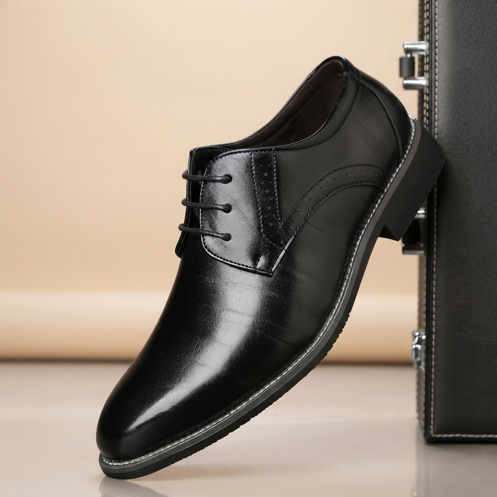 Tristan - Komfortowe eleganckie sznurowane buty