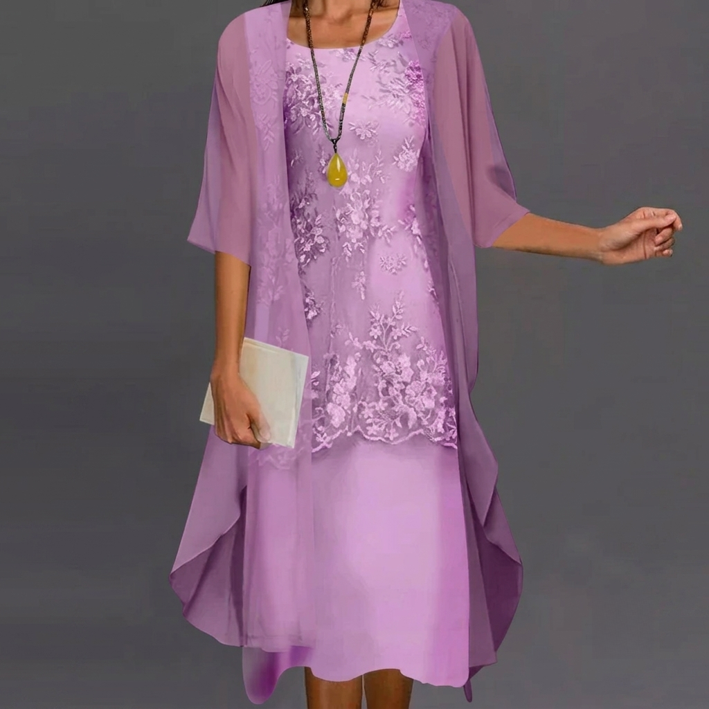 Chonna - Elegancka sukienka dwuczęściowa