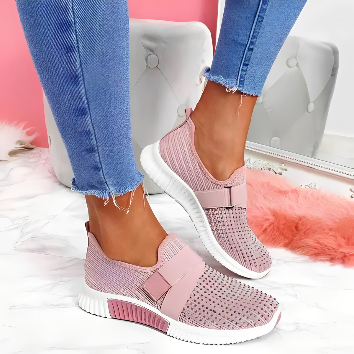 Carine - Oddychające Sneakersy dla Kobiet