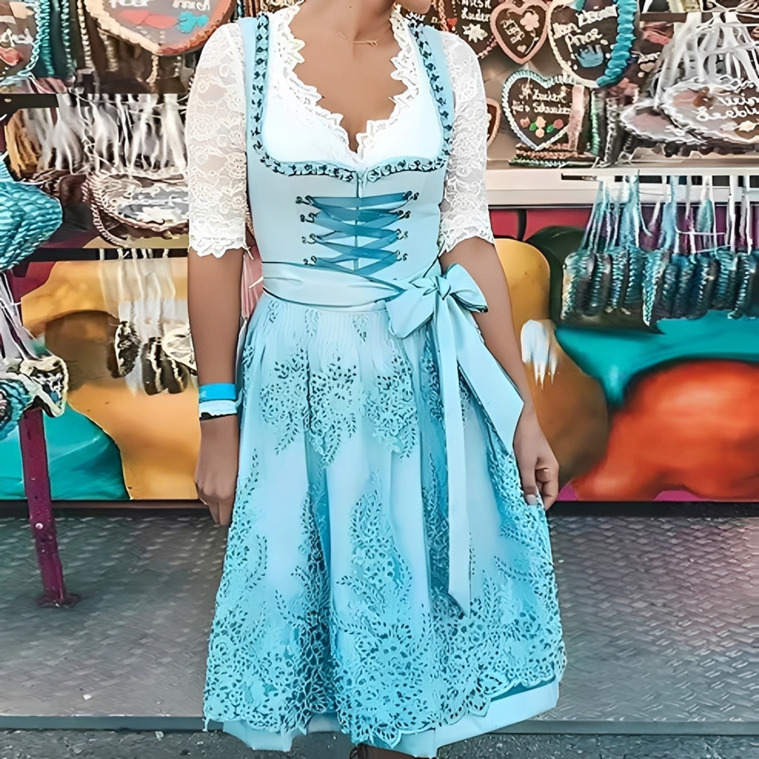 Mellony - Klasyczna i Elegancka Sukienka Dirndl
