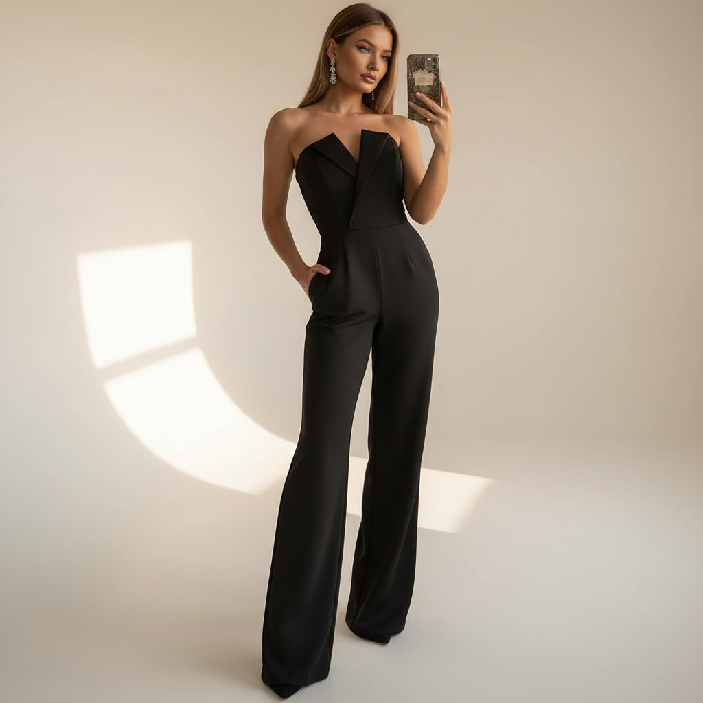 Blaire - Elegancki Kombinezon z Gorsetem