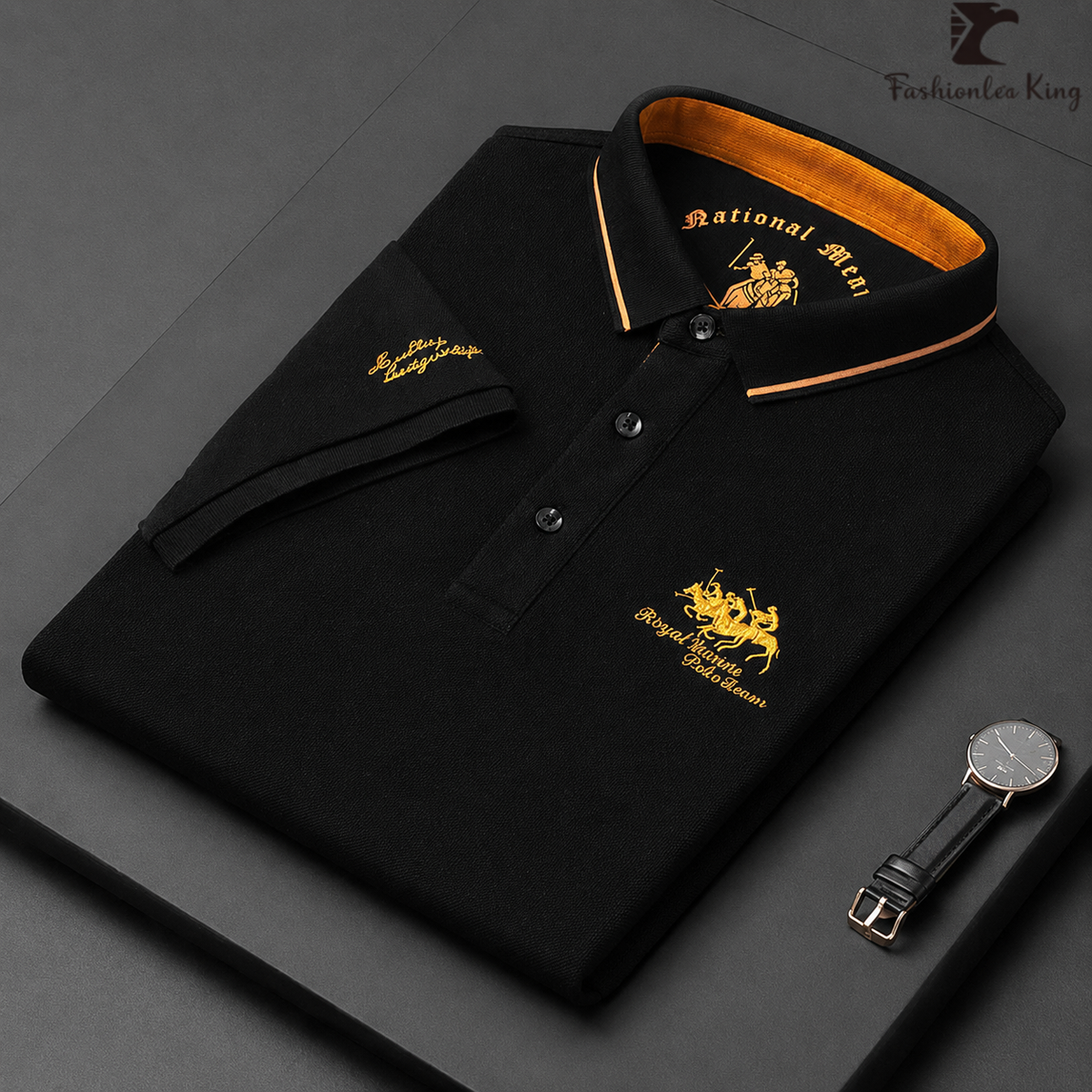 Mekiel - Stylowa koszulka polo z haftem