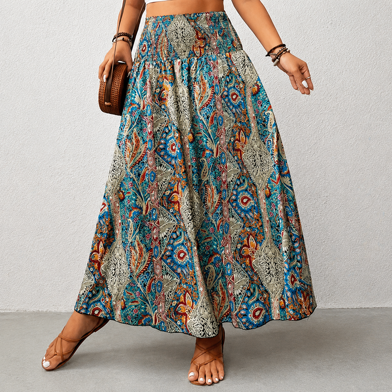 Jaya - Stylowa Boho Długa Spódnica