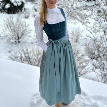 Muriel - Elegancka sukienka dirndl w klasycznym stylu (Podszewka nie jest dołączona)