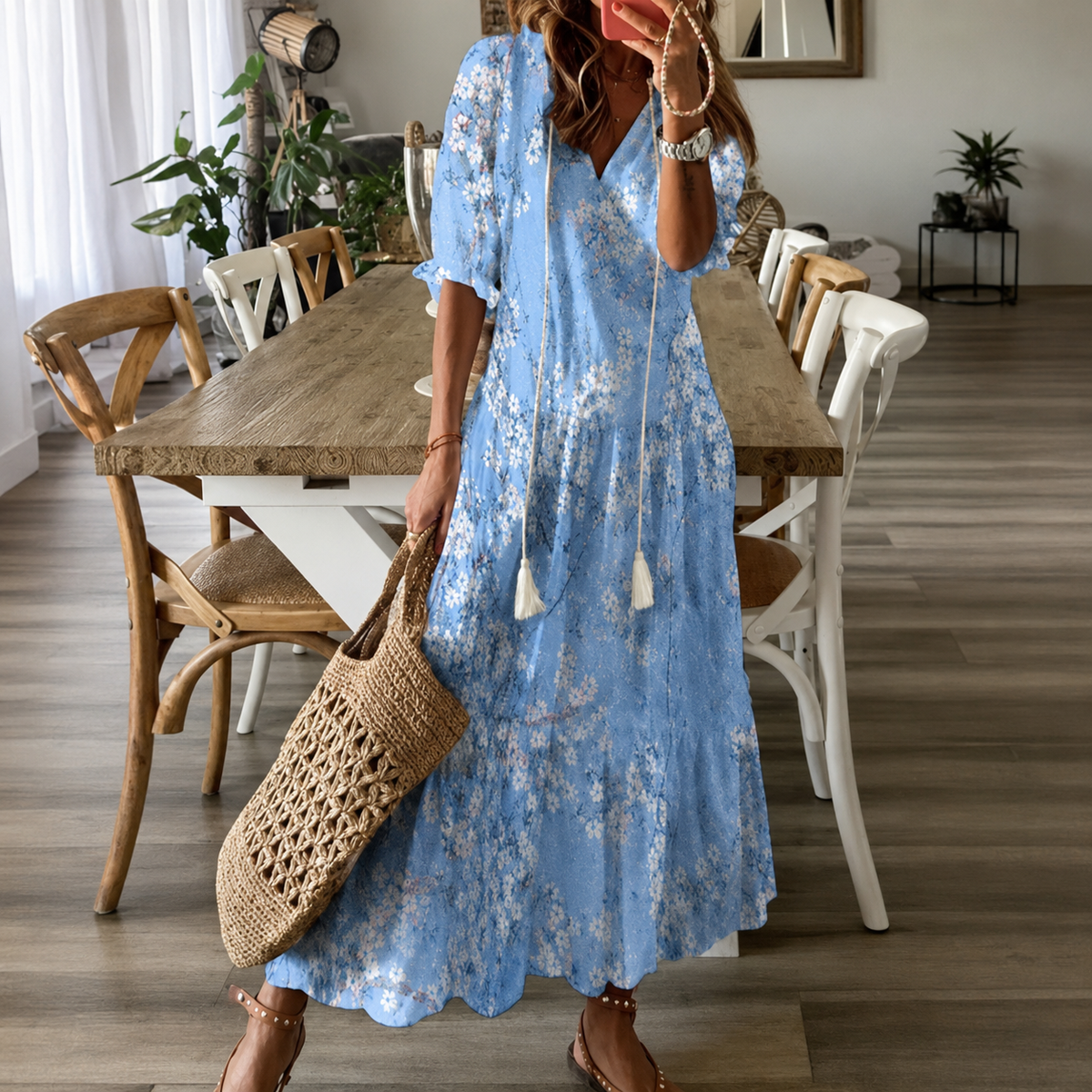 Claidel - Elegancka Sukienka Boho