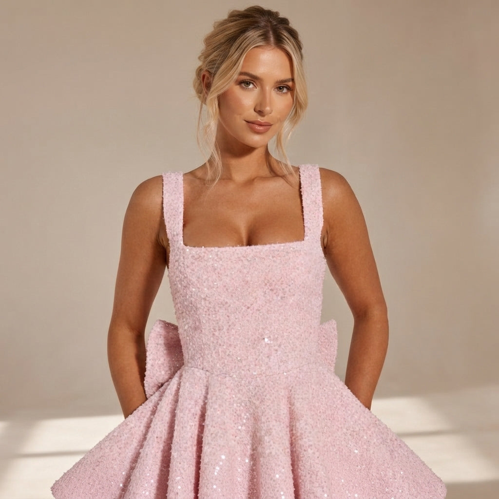 Rhaille - Stylowa i Elegancka Krótka Sukienka