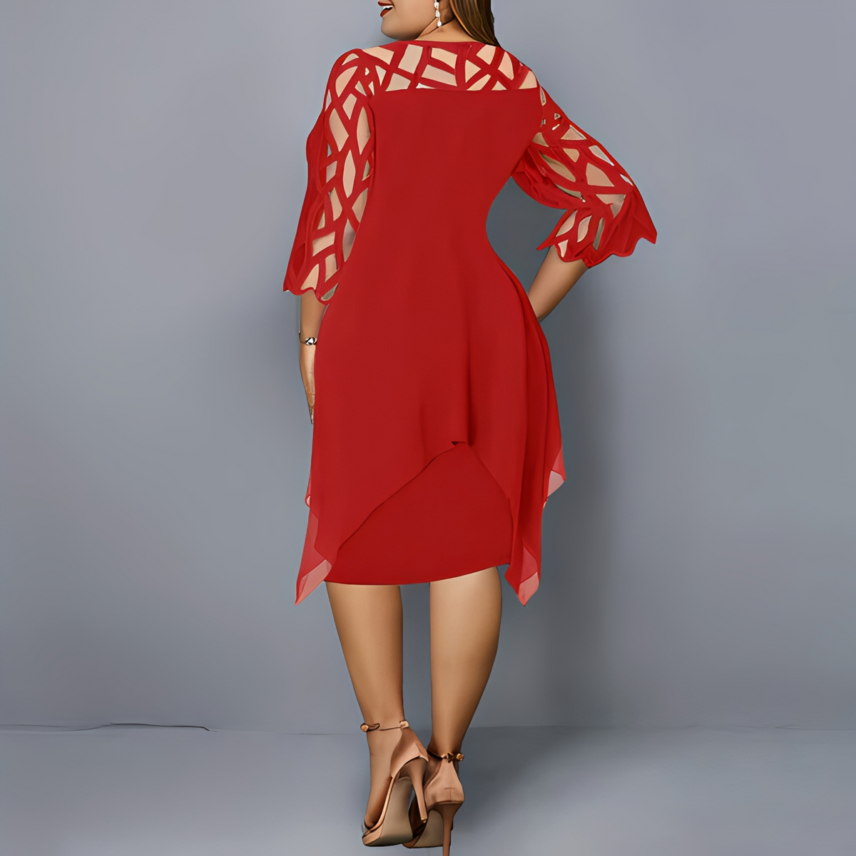 Norchelle - Elegancka i Stylowa Sukienka Midi
