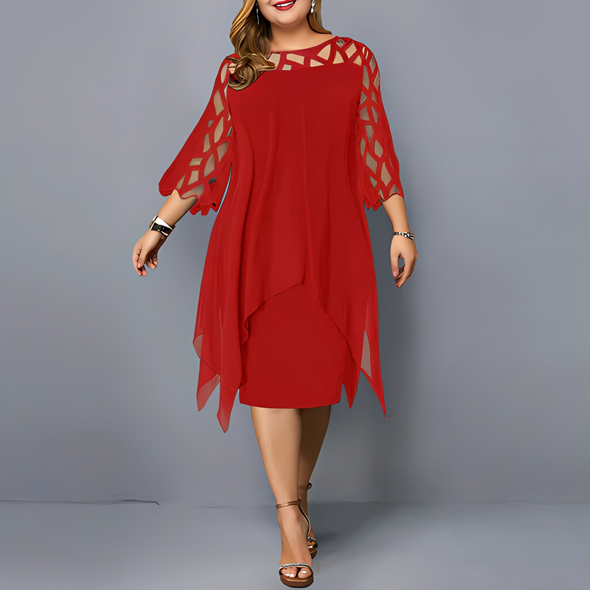 Norchelle - Elegancka i Stylowa Sukienka Midi