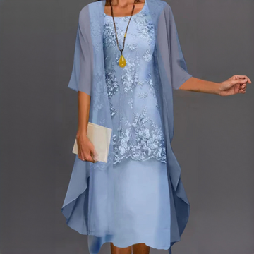 Chonna - Elegancka sukienka dwuczęściowa