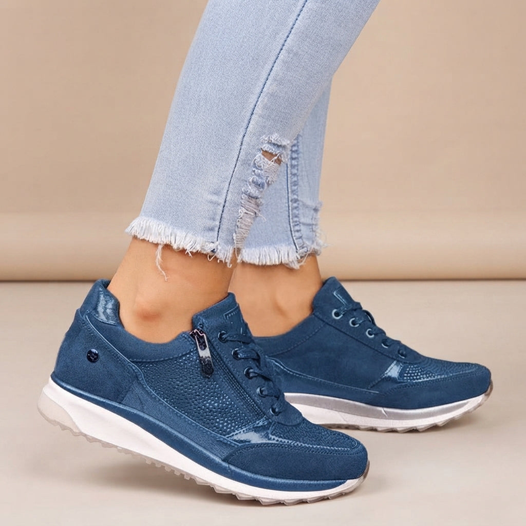 Gayle - Lekkie Wiązane Sneakersy