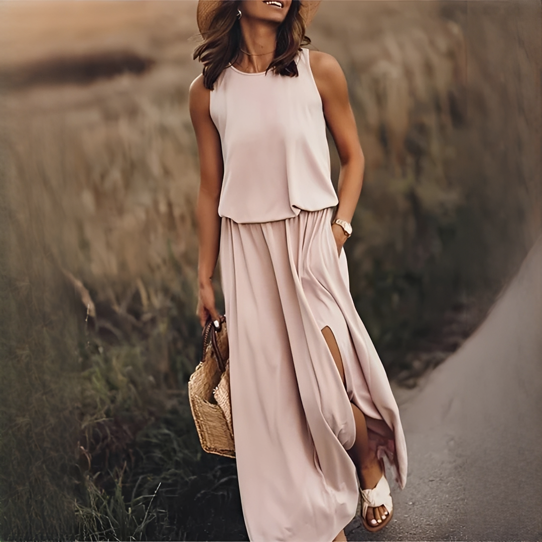 Edna - Elegancka Sukienka Maxi Boho