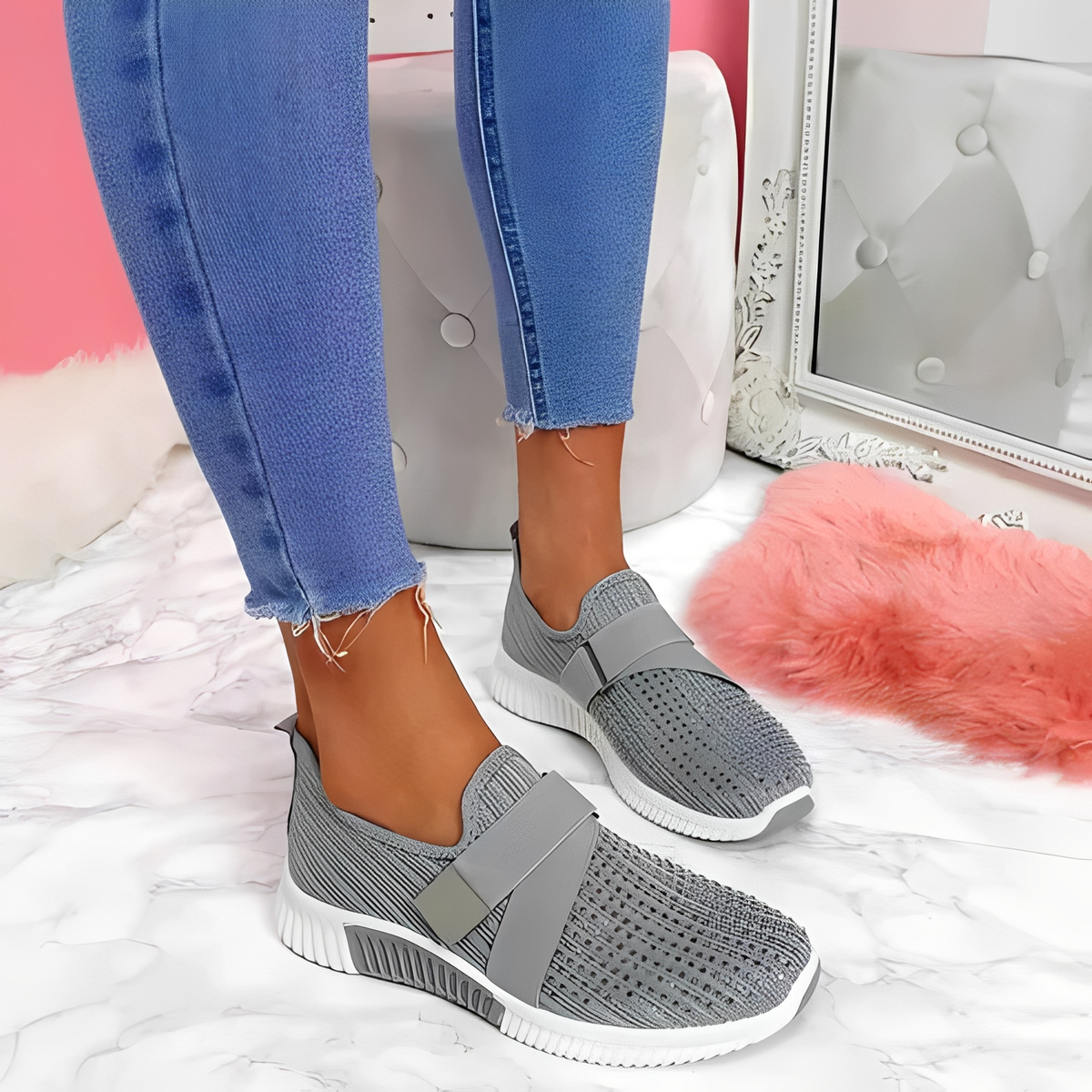 Carine - Oddychające Sneakersy dla Kobiet