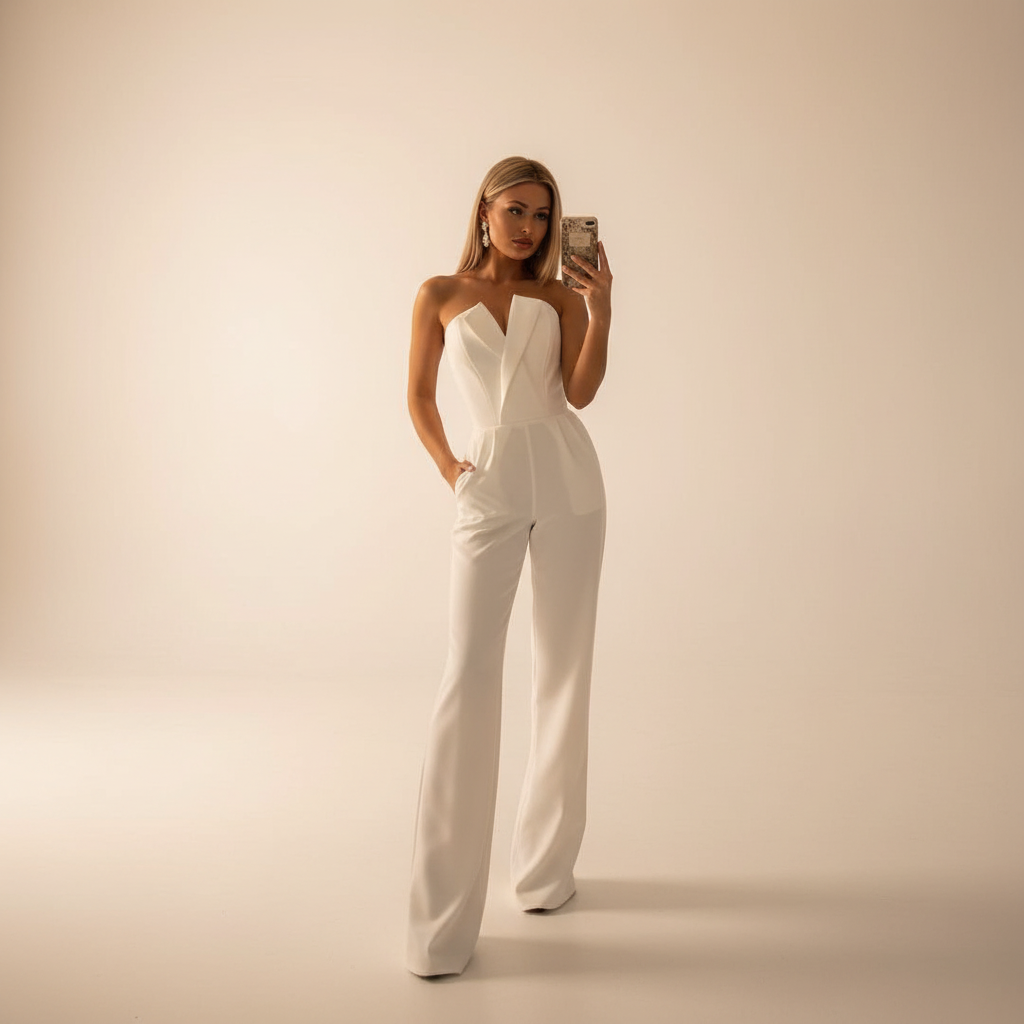 Blaire - Elegancki Kombinezon z Gorsetem