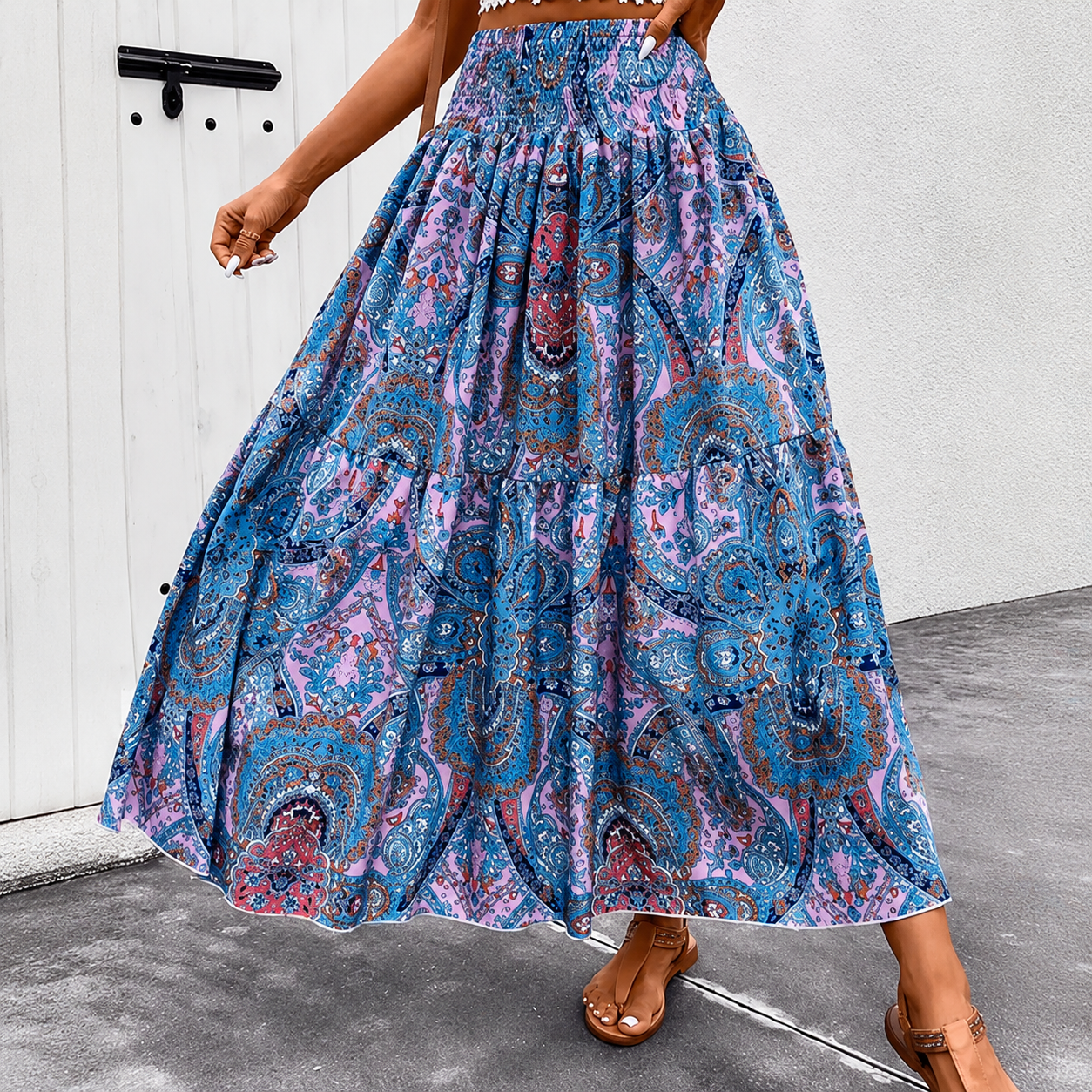 Jaya - Stylowa Boho Długa Spódnica