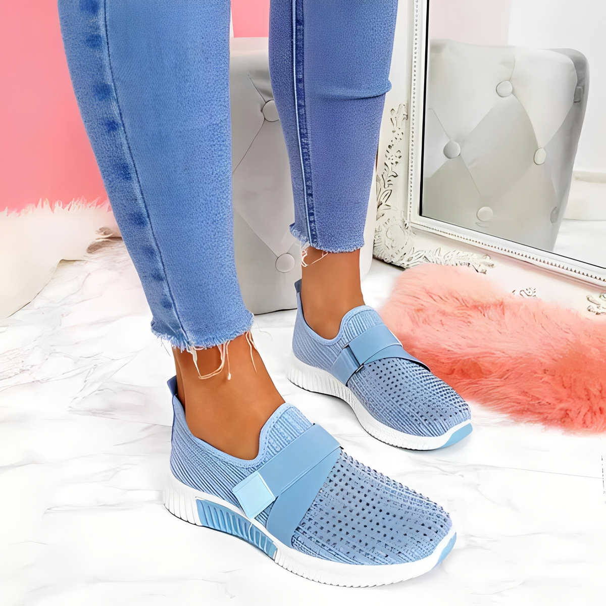 Carine - Oddychające Sneakersy dla Kobiet