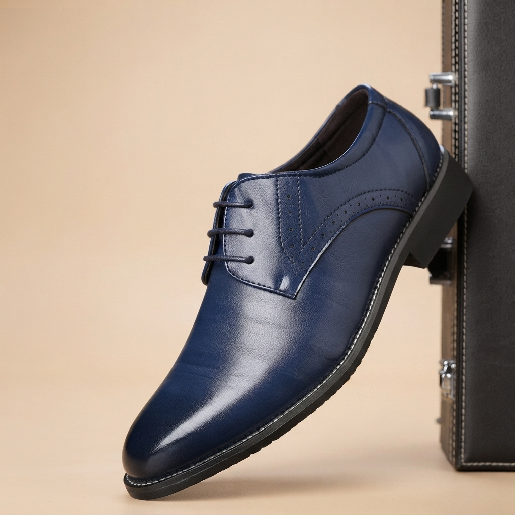 Tristan - Komfortowe eleganckie sznurowane buty