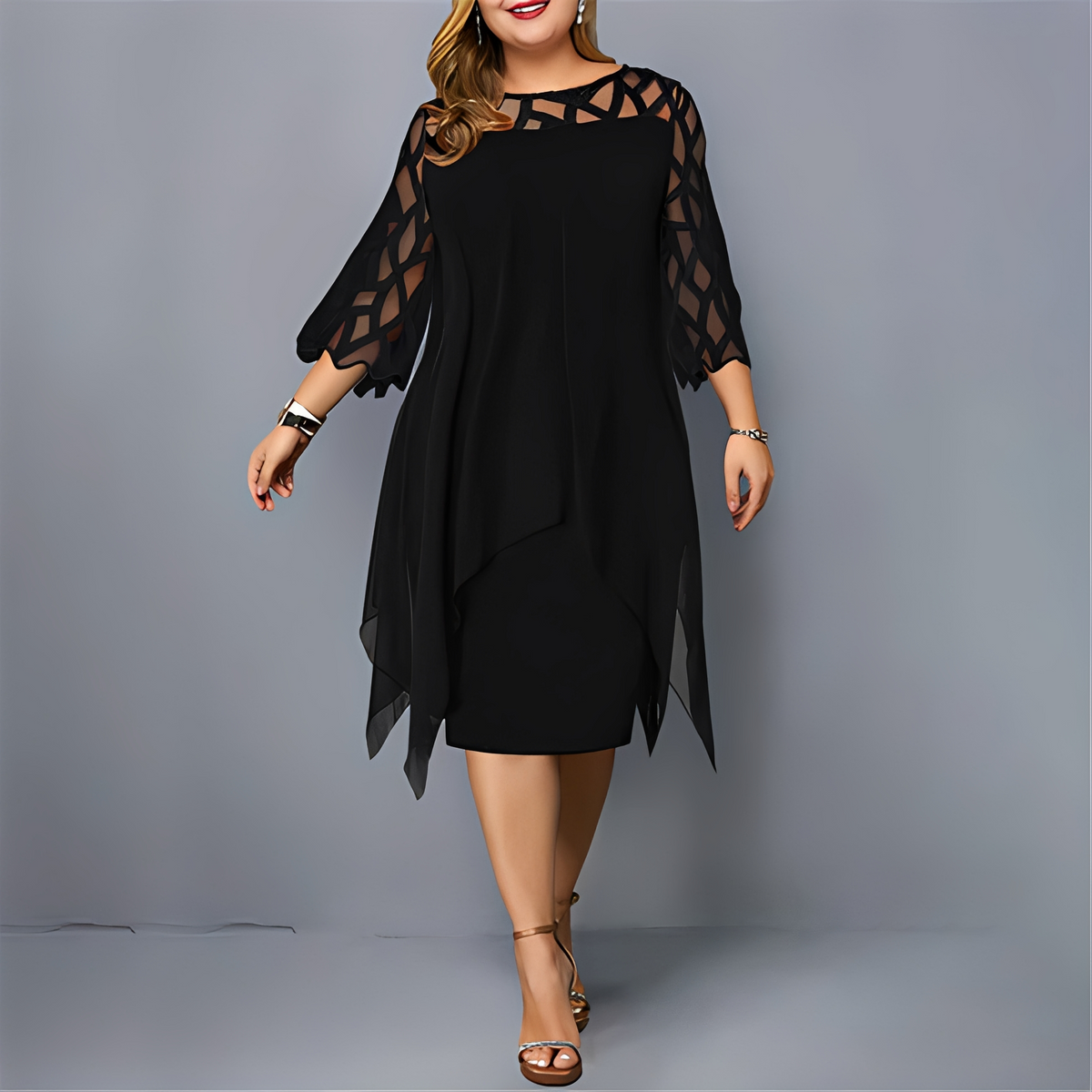 Norchelle - Elegancka i Stylowa Sukienka Midi