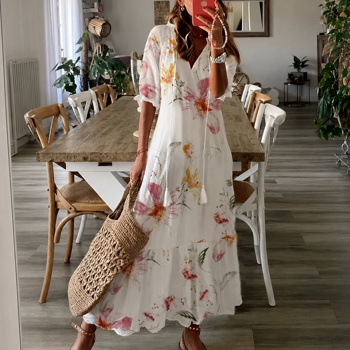Claidel - Elegancka Sukienka Boho