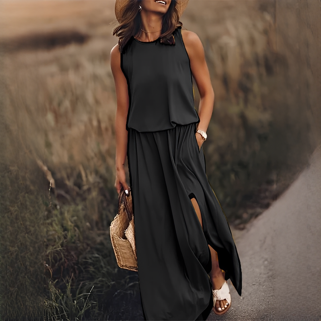 Edna - Elegancka Sukienka Maxi Boho