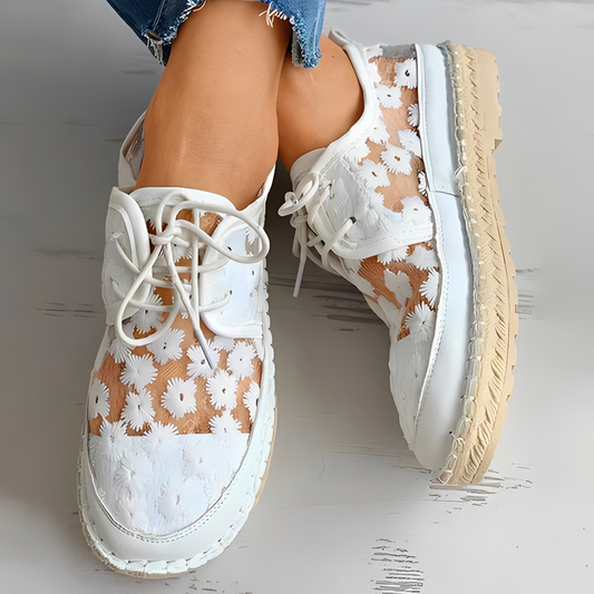 Gloria - Stylowe Kwiatowe Buty