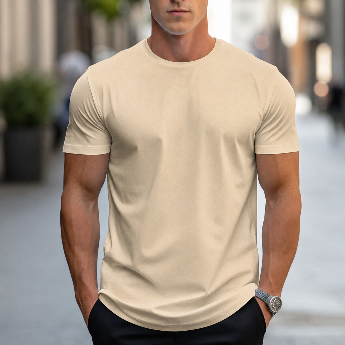 Owen - Casualowy wszechstronny T-shirt