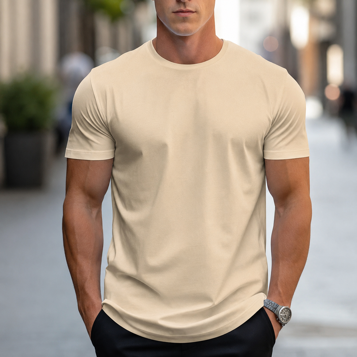 Owen - Casualowy wszechstronny T-shirt