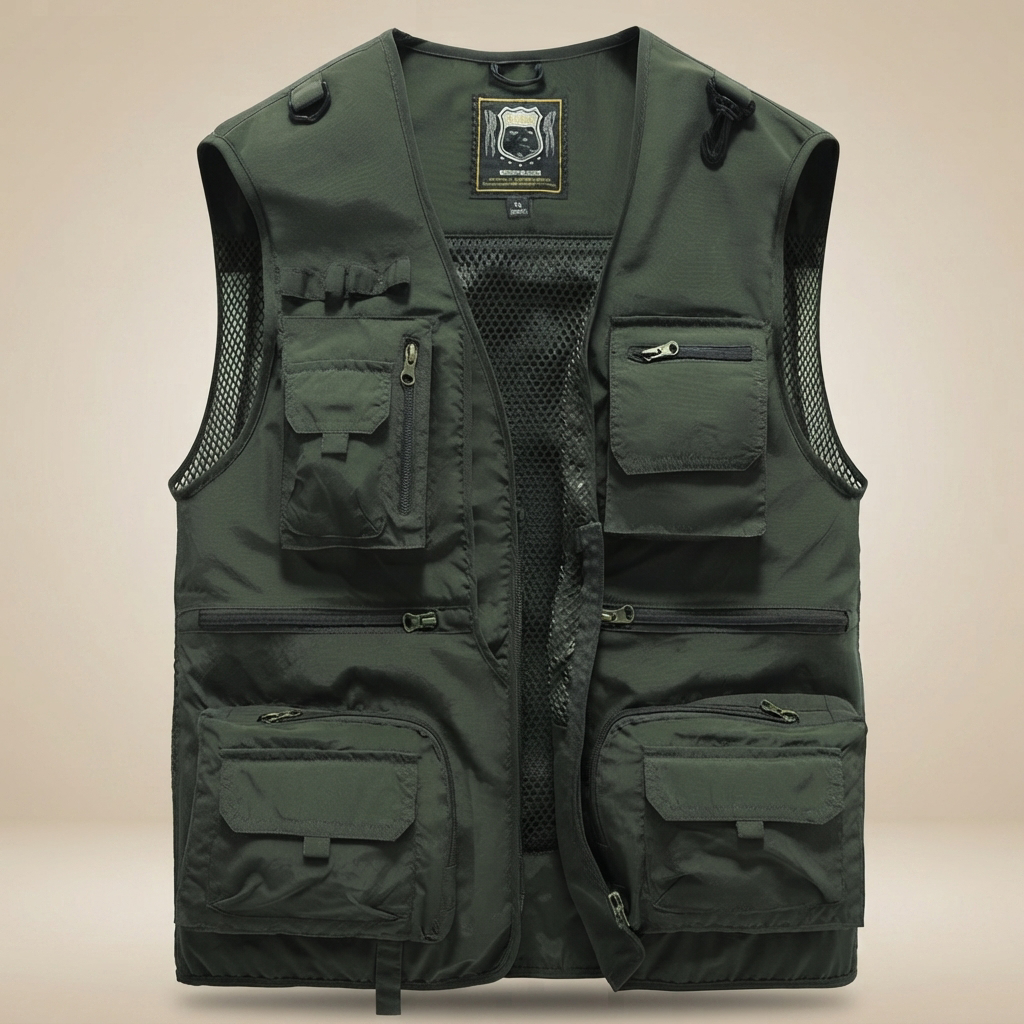 Kyle - Kamizelka z Kieszeniami, Doskonała na Przygodę