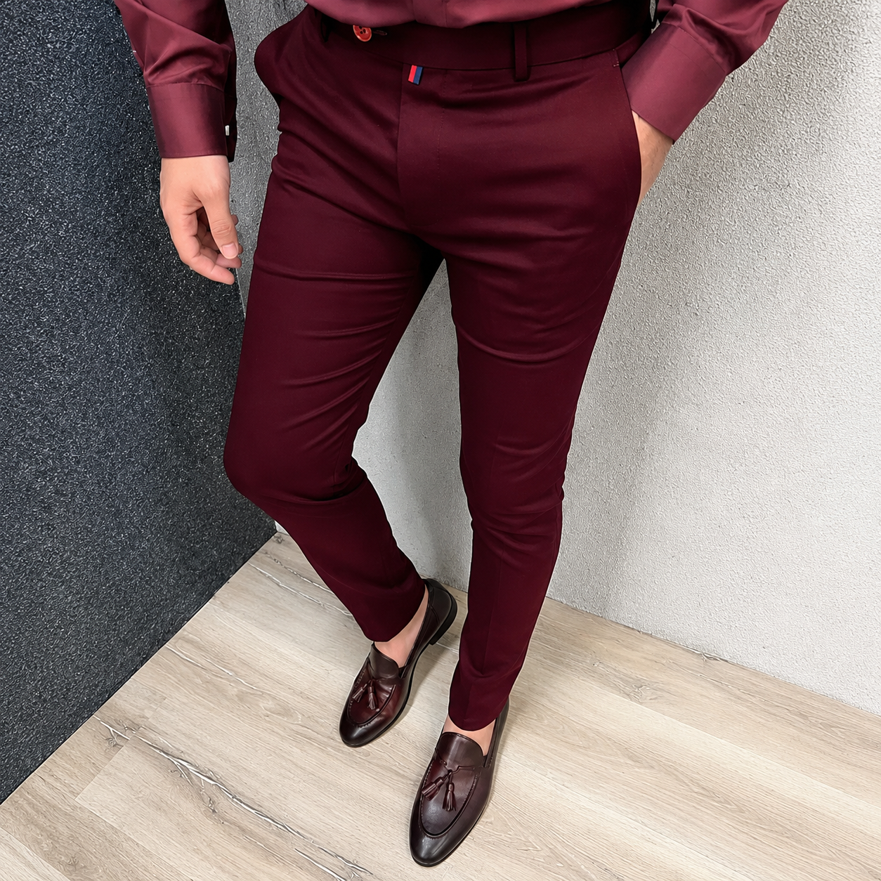 Benji - Eleganckie i ponadczasowe spodnie slim-fit