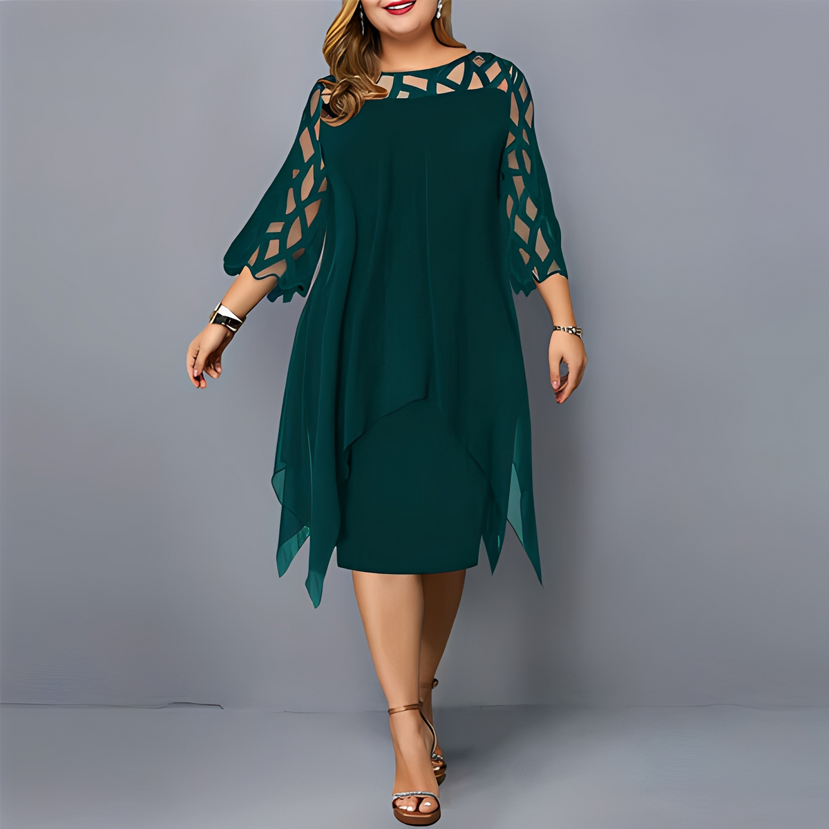Norchelle - Elegancka i Stylowa Sukienka Midi