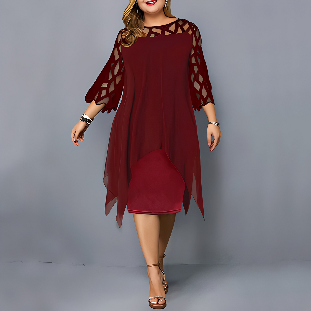 Norchelle - Elegancka i Stylowa Sukienka Midi