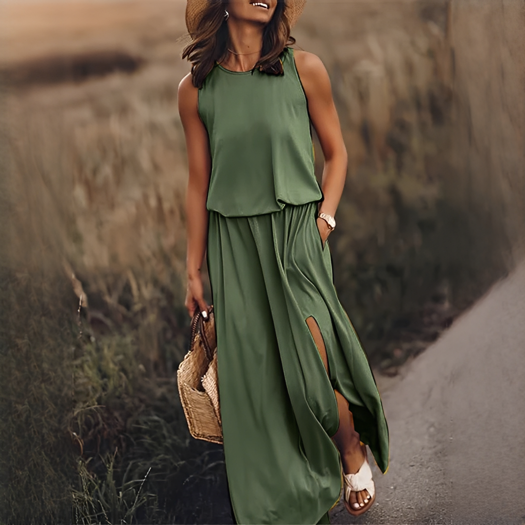 Edna - Elegancka Sukienka Maxi Boho