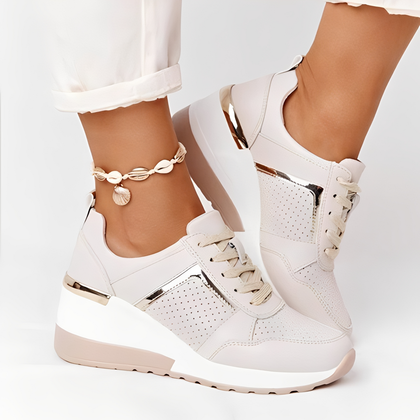 Jescah - Stylowe Trampki Sznurowane