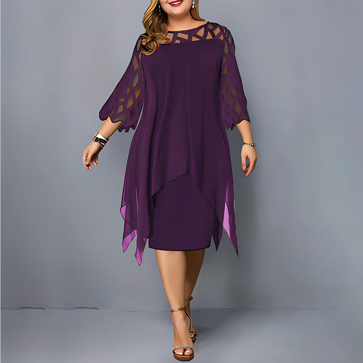 Norchelle - Elegancka i Stylowa Sukienka Midi