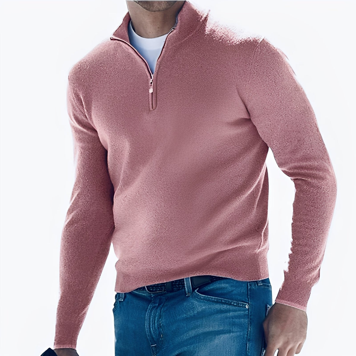 Nash - Sweter z półzamkiem do rekreacji