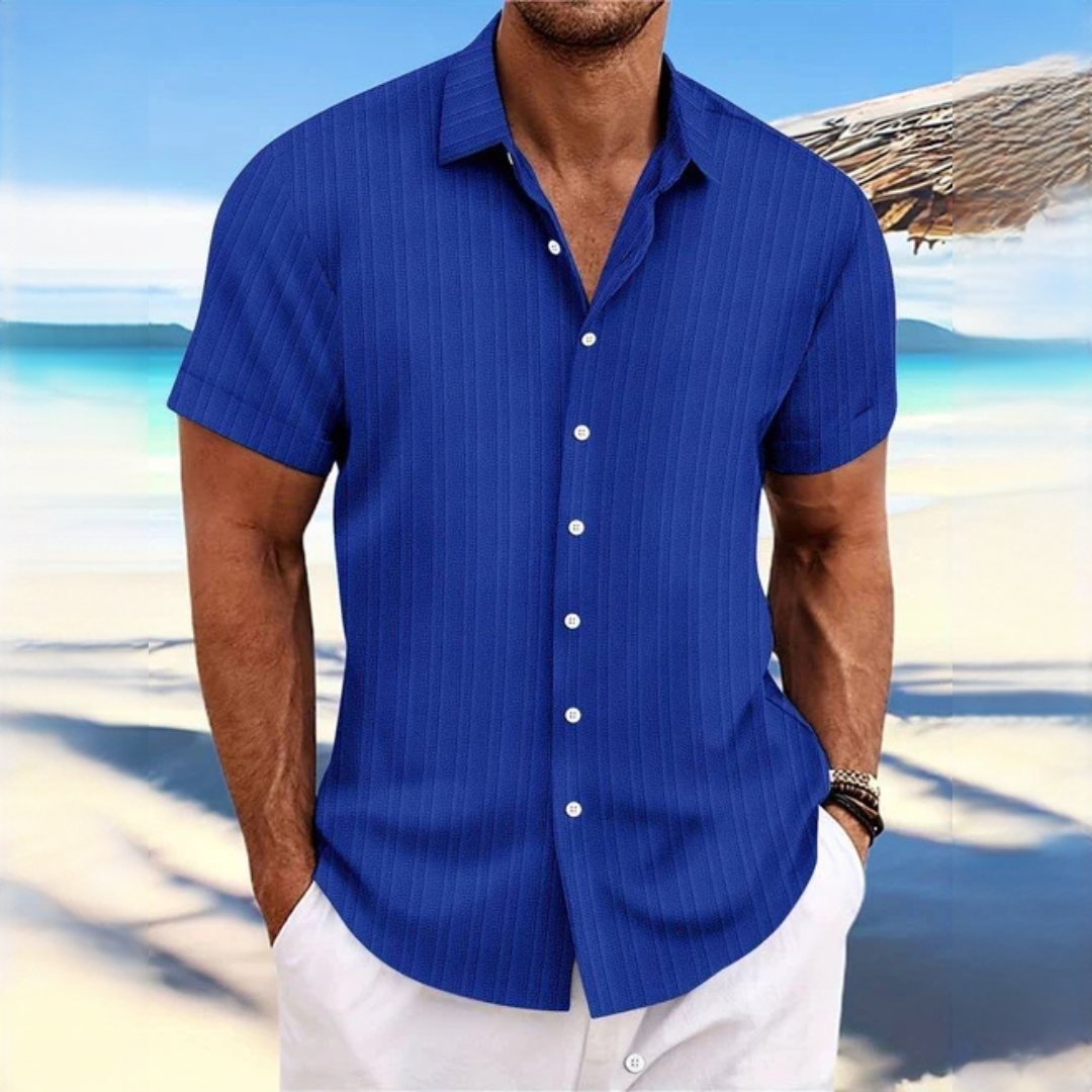 Danny - Stylowa Koszulka Polo z Guzikami