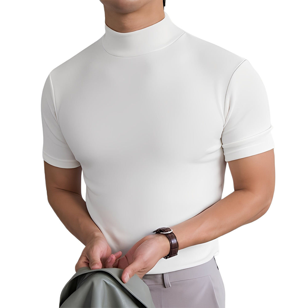 Terence - Wygodny T-shirt o dopasowanym kroju