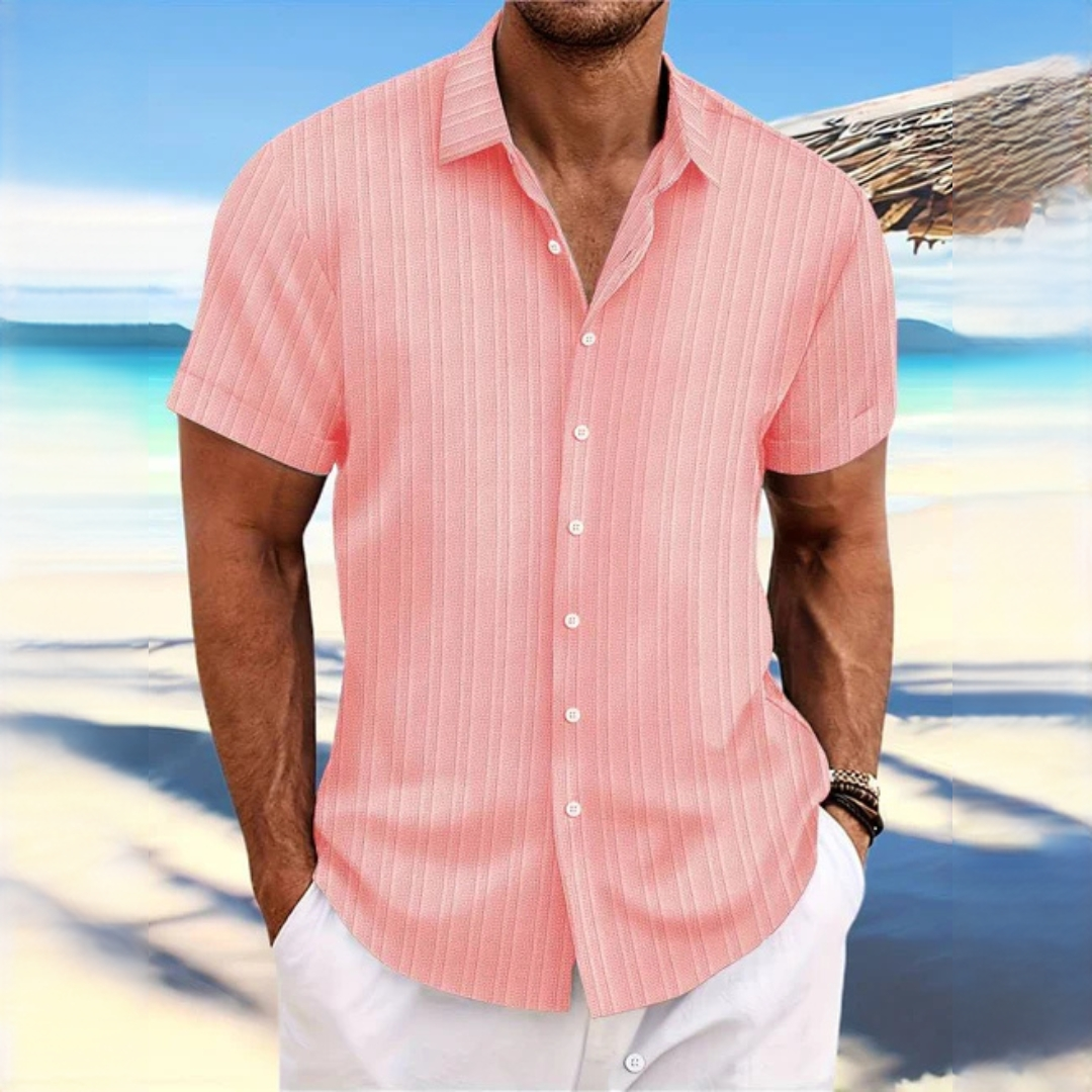 Danny - Stylowa Koszulka Polo z Guzikami
