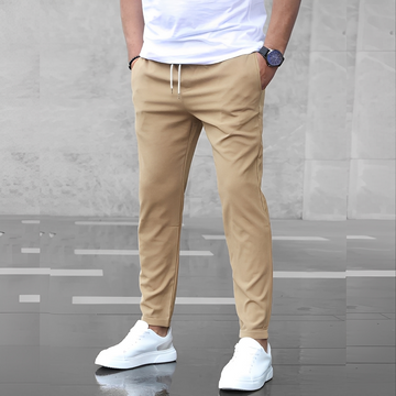 Aljure - Męskie spodnie Slim-Fit o luźnym kroju