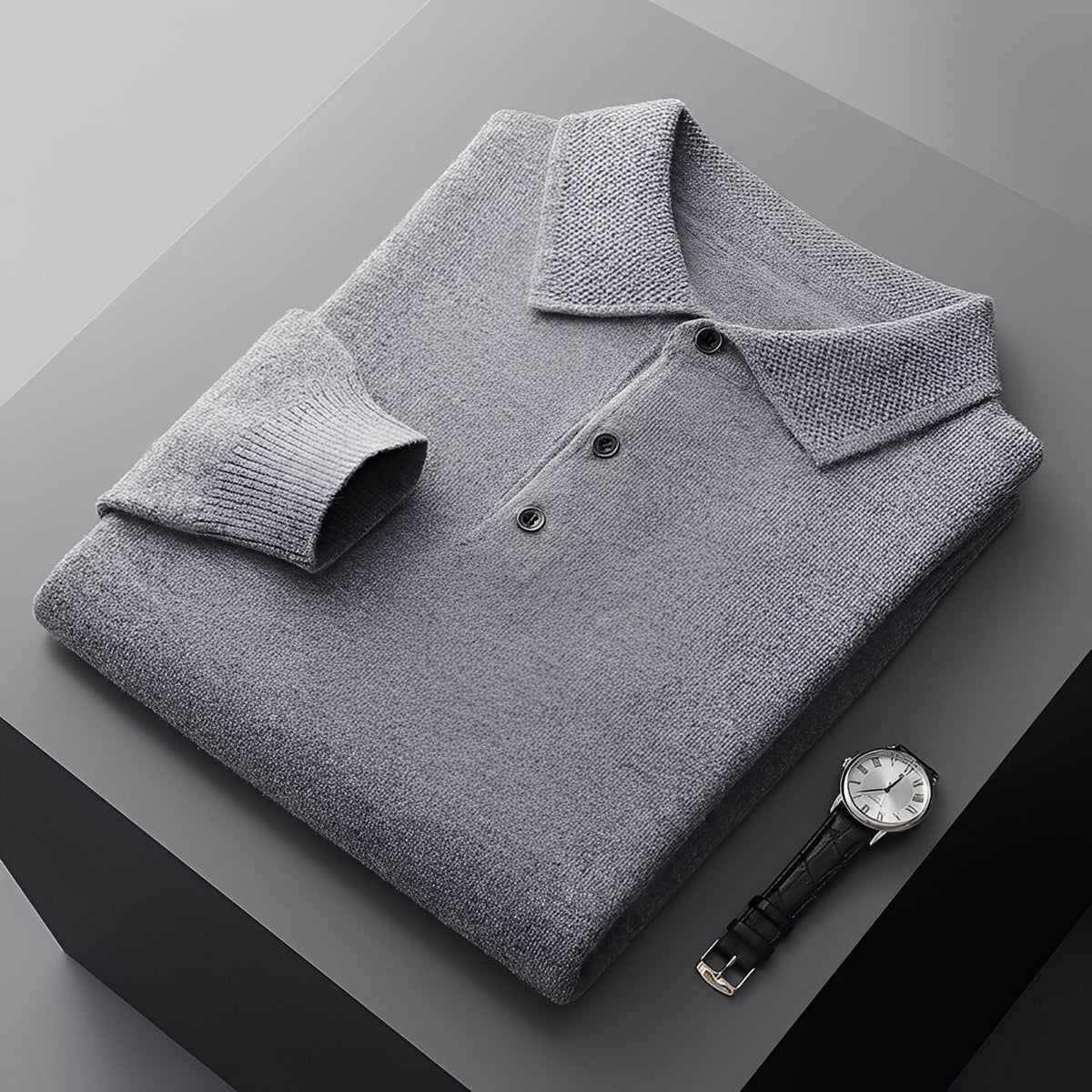 Romilly - Stylowy męski sweter polo