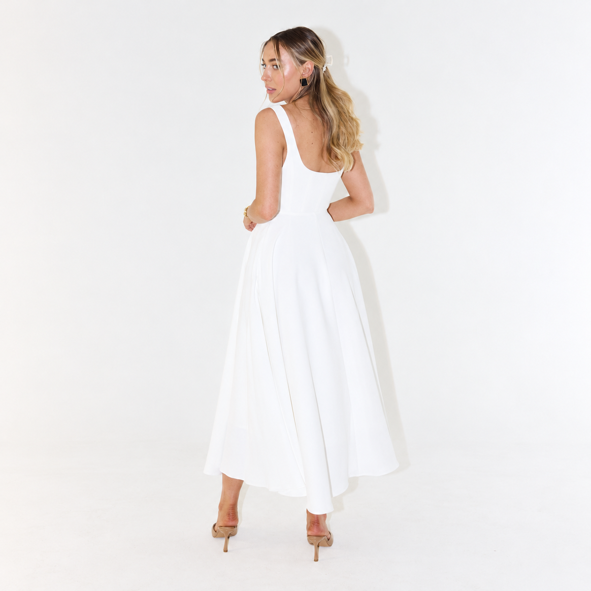 Melisa - Midi Sukienka Damska, Elegancka & Wielofunkcyjna