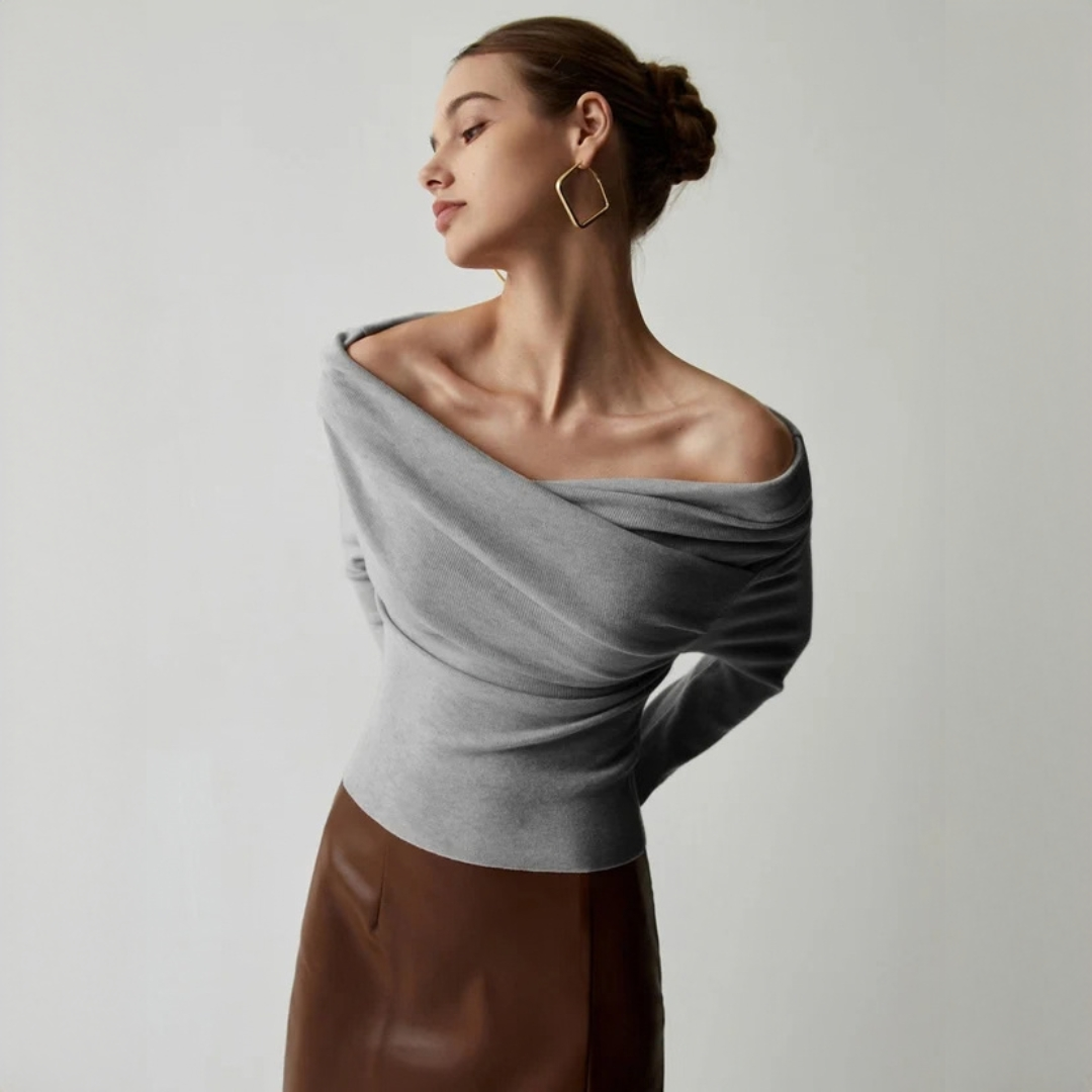 Yasmin - Elegancka bluzka bez ramiączek