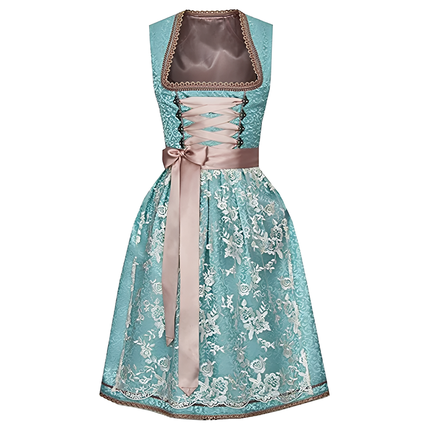 Zella - Elegancka sukienka dirndl z koronką