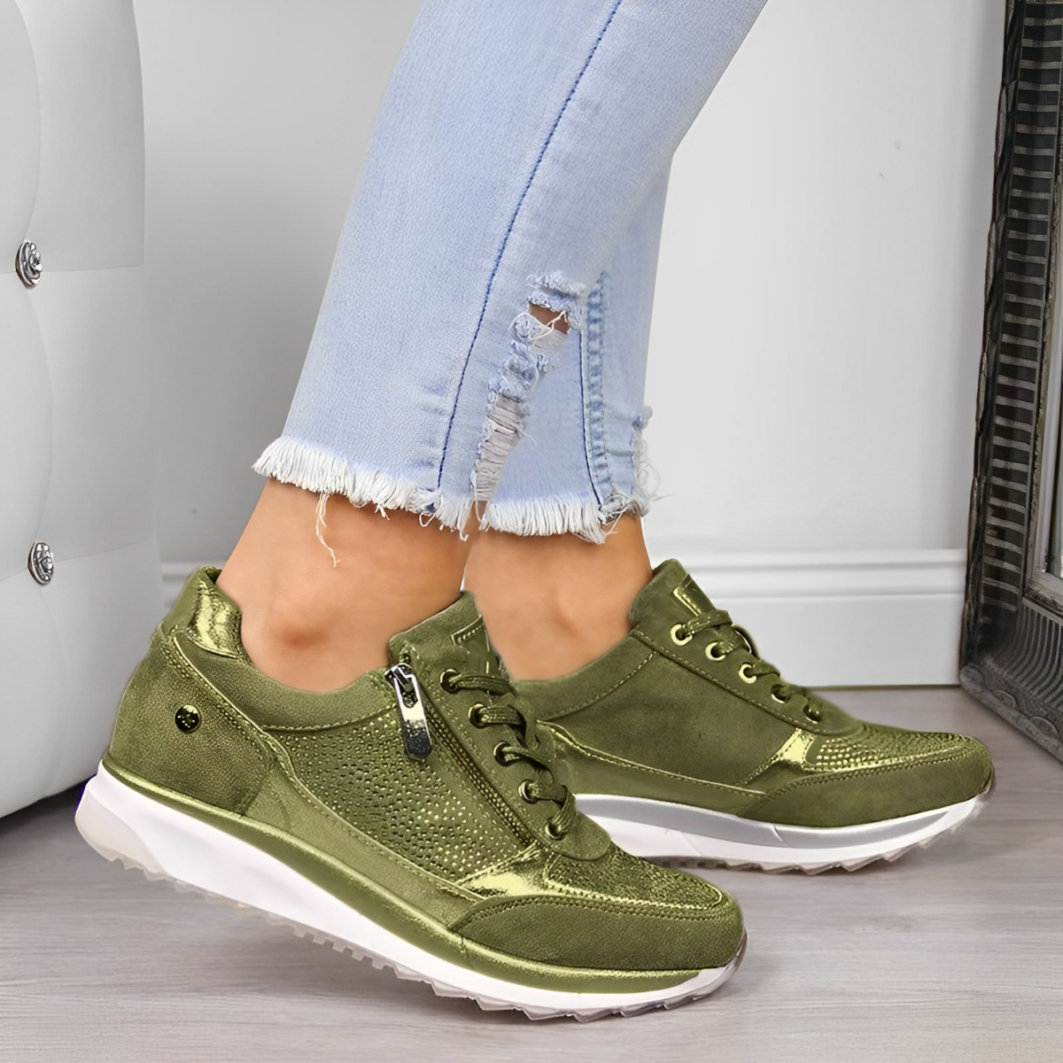 Eljenie - Eleganckie sneakersy sznurowane