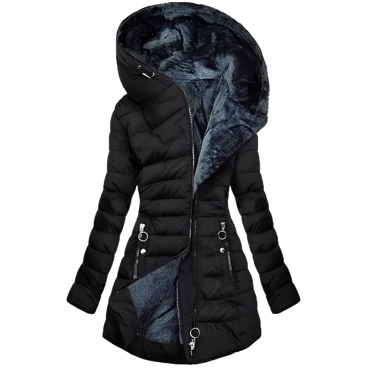Jasmine - Współczesna damska kurtka z kapturem