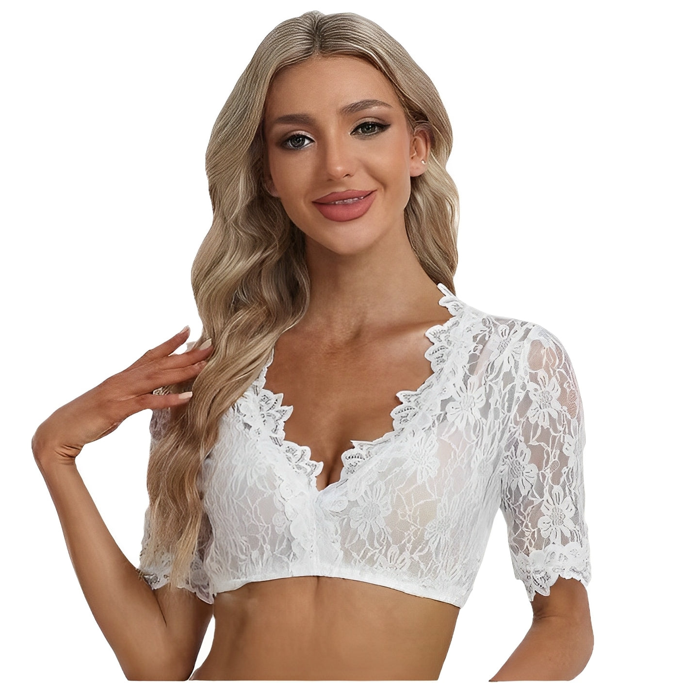 Bonnie - Elegancka bluzka do dirndla