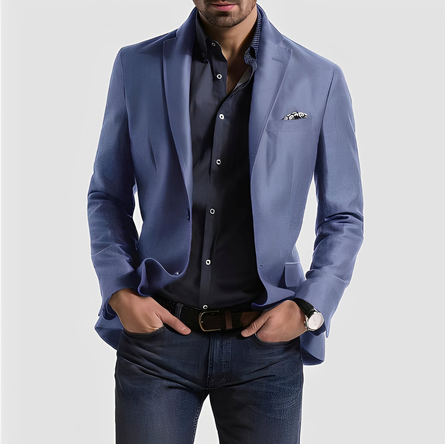 George - Elegancki męski blezer z dwoma guzikami