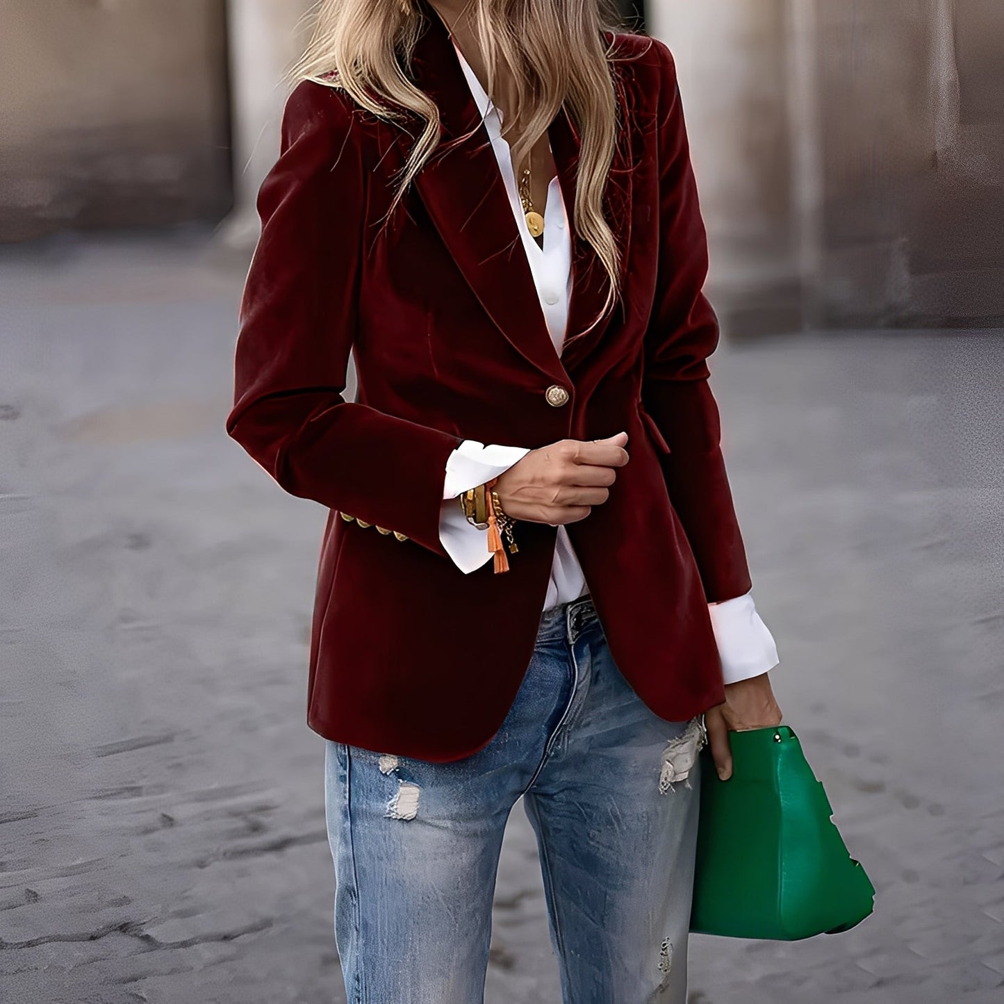Alise - Elegancki blazer o kroju slim-fit