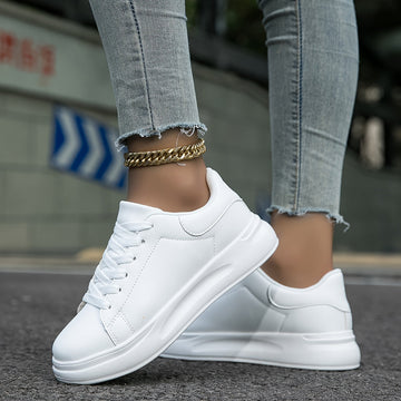 Layla - Białe damskie sneakersy do codziennego stylu