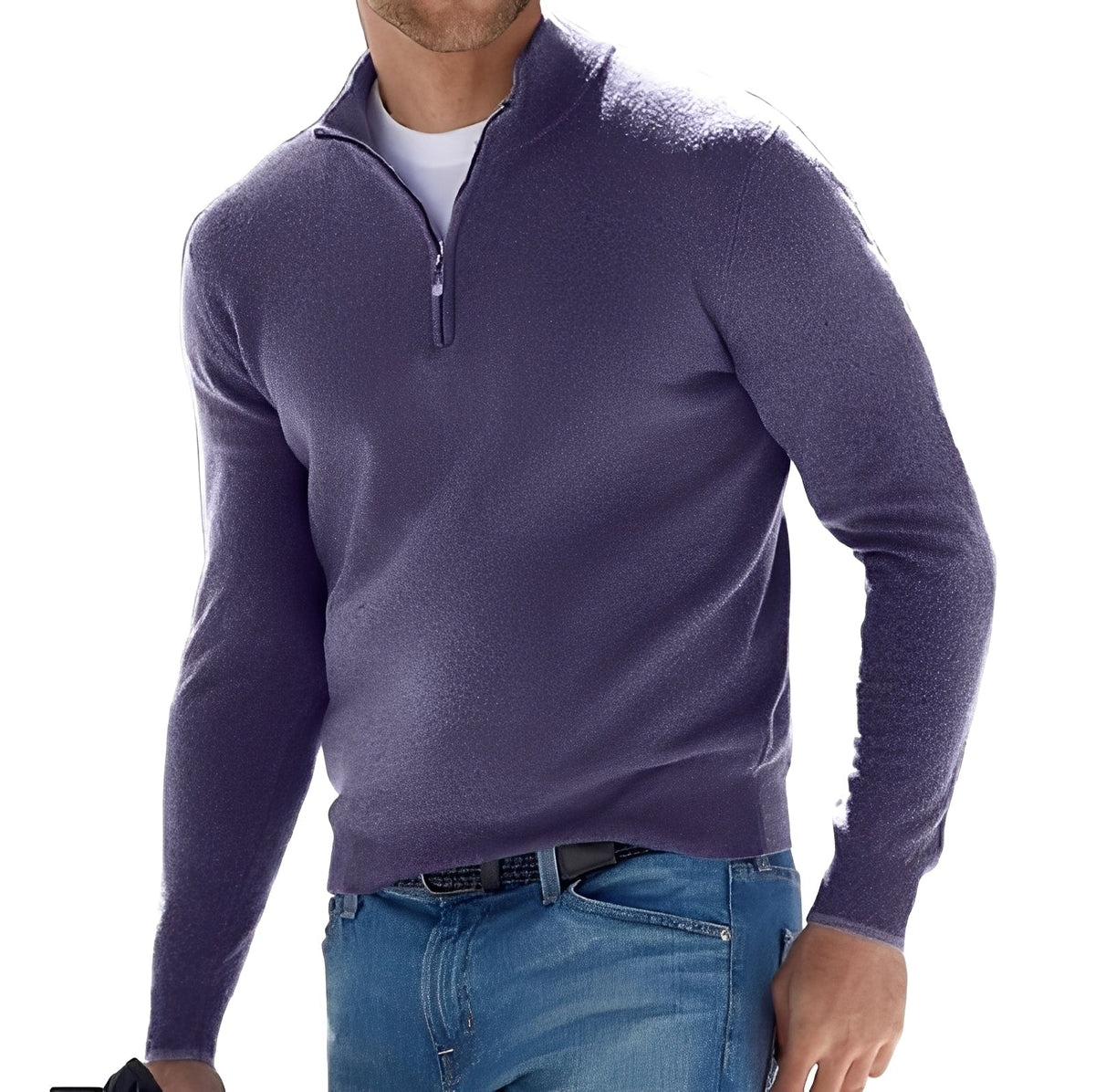 Nash - Sweter z półzamkiem do rekreacji